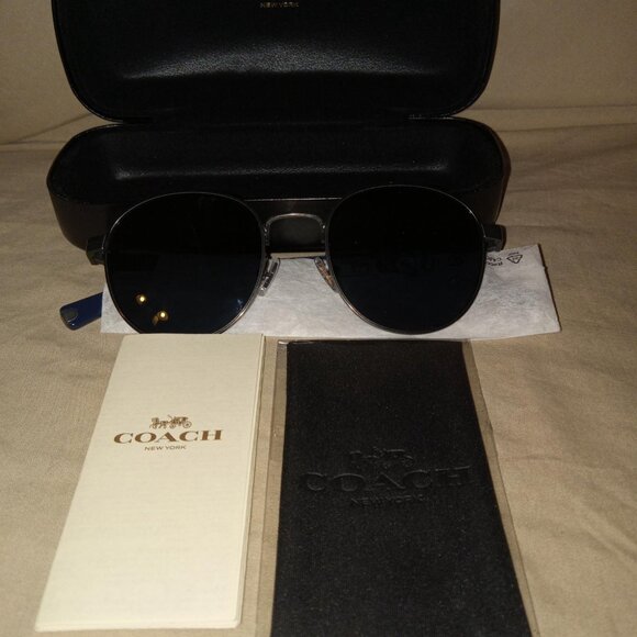 Coach Sunglasses Antique Gunmetal Color main image 4